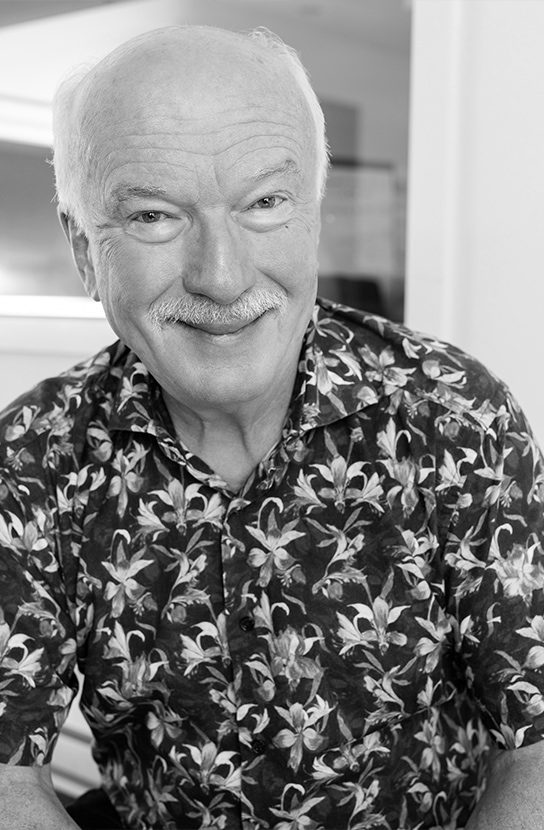 Dr Jean Drouin, médecin de famille noir et blanc